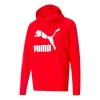 Puma Classics Mens' Logo Hoodie In Red