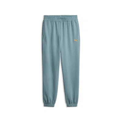 Puma Essentials Fleece Sweatpants In Blue