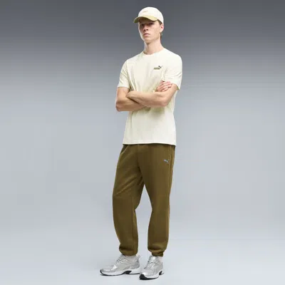 Puma Essentials Fleece Sweatpants In Green