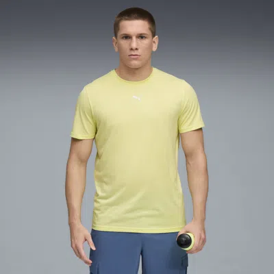 Puma Essentials Heather Cat T-shirt In Yellow