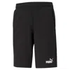 Puma Essentials Jersey Shorts 'black' In Blue