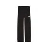 Puma Essentials Leggings Womens Black Stretch Mid-rise Straight Leg Fts524 In Black