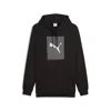 Puma Essentials Logo Lab Hoodie Men In Black