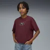 Puma Essentials Logo Lab Relaxed T-shirt Youth In Brown