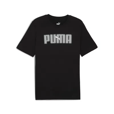 Puma Essentials Logo Lab T-shirt Us Men In Black