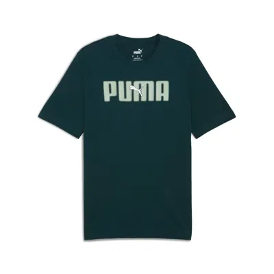 Puma Essentials Logo Lab T-shirt Us Men In Green