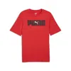 Puma Essentials Logo Lab T-shirt Us Men In Red