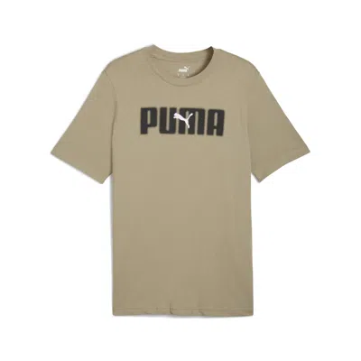 Puma Essentials Logo Lab T-shirt Us Men In Neutral
