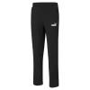 Puma Men's Slim-fit Logo-print Fleece Sweatpants In Black