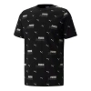 Puma Essentials Logo Power Printed Tee 'black'