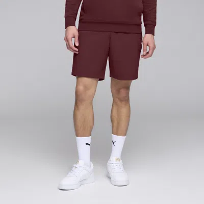 Puma Essentials Men's 8" Woven Cargo Shorts In Red