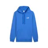 Puma Essential Small Logo Fleece Hoodie In Blue
