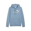 Puma Essentials 2 Colour No. 1 Logo Hoodie Men In Blue