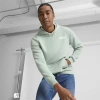 Puma Essentials Men's Hoodie In Green Fog