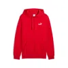 Puma Essentials Small No. 1 Logo Hoodie Men In Red