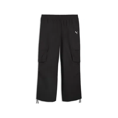 Puma Essentials Men's Oversized Cargo Pants In Black