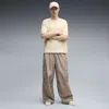 Puma Essentials Men's Oversized Cargo Pants In Sand
