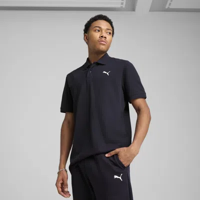 Puma Ess Pique Polo Shirt In Blue