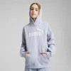 Puma Essentials No. 1 Logo Big Kids' Hoodie In Blue