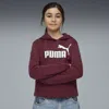 Puma Essentials No. 1 Logo Big Kids' Hoodie In Brown