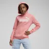 Puma Essentials No. 1 Logo Big Kids' Hoodie In Pink