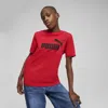 Puma Big And Tall Men's Logo T-shirt In Red