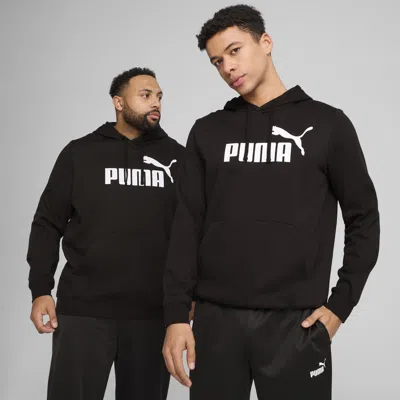 Puma Essentials No. 1 Logo Hoodie Men In Black