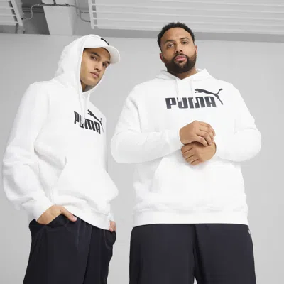 Puma Essentials No. 1 Logo Hoodie Men In White
