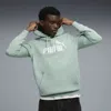 Puma Essentials No. 1 Logo Men's Hoodie In Green