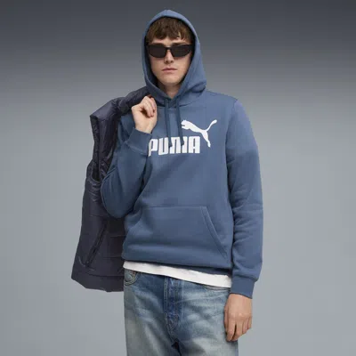 Puma Essentials No. 1 Logo Men's Hoodie In Blue