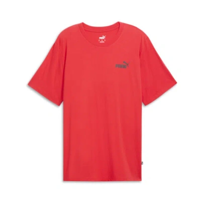 Puma Essentials No. 1 Logo Men's T-shirt In For All Time Red