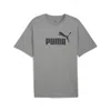 Puma Essentials No. 1 Logo Men's T-shirt In Gray
