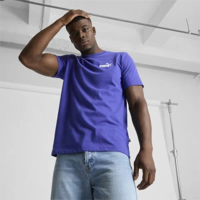 Puma Essentials No. 1 Logo Men's T-shirt In Lapis Lazuli