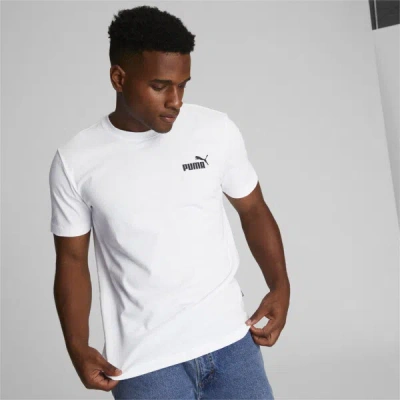 Puma Essentials No. 1 Logo Men's T-shirt In White