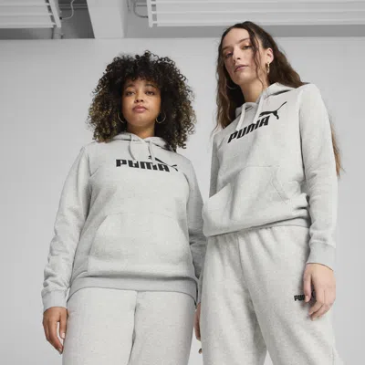 Puma Essentials No. 1 Logo Women's Hoodie In Gray