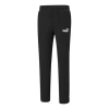 Puma Men's Slim-fit Logo-print Fleece Sweatpants In Black