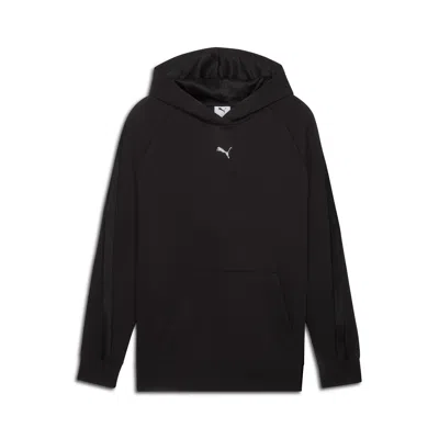 Puma Essentials Satin Women's Hoodie In Black