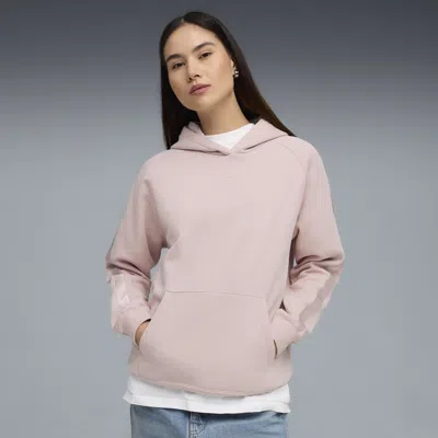 Puma Essentials Satin Women's Hoodie In Pink