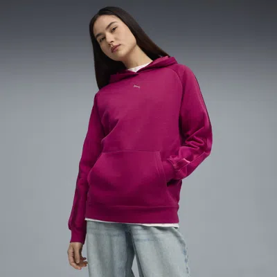 Puma Essentials Satin Women's Hoodie In Pink