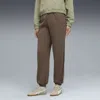 Puma Essentials Satin Women's Jogger Pants In Brown