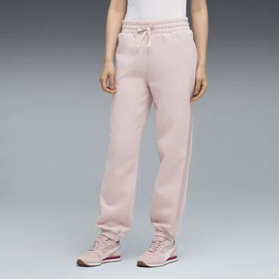 Puma Essentials Satin Women's Jogger Pants In Pink