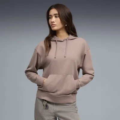 Puma Essentials Script Women's Hoodie In Pink