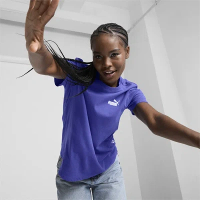 Puma Essentials Small Logo Women's T-shirt In Lapis Lazuli