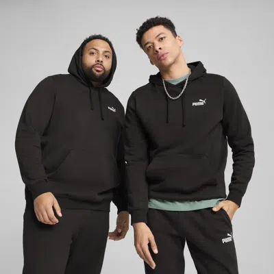 Puma Essentials Small No. 1 Logo Hoodie Men In Black