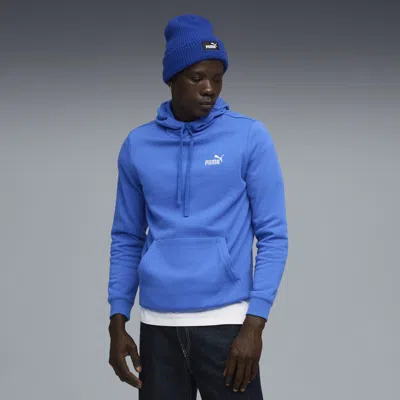 Puma Essentials Small No. 1 Logo Hoodie Men In Blue