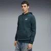 Puma Essentials Small No. 1 Logo Hoodie Men In Green