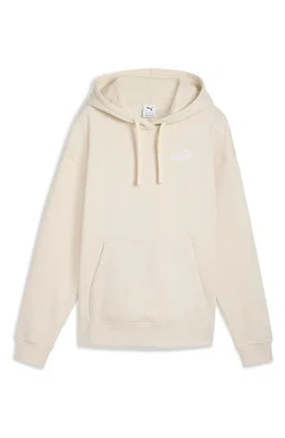 Puma Essentials Small No. 1 Logo Hoodie In White