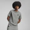 Puma Essentials Small No. 1 Logo Men's T-shirt In Gray