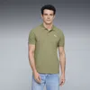 Puma Essentials Small  Logo Pique Polo Shirt Us Men In Green
