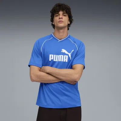 Puma Essentials Soccer Jersey Men In Blue